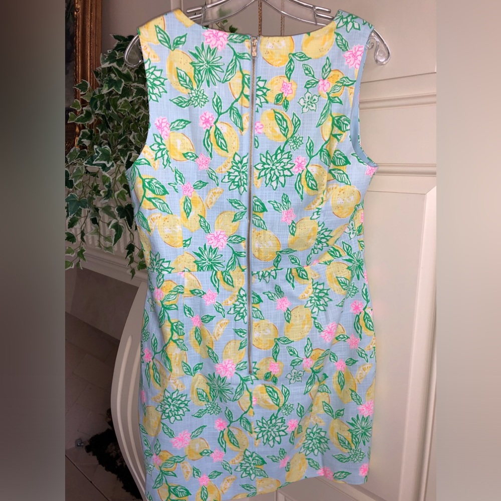 NWT Lilly Pulitzer Kalinara Skirted Romper Bluette Make Lemonade Print Size 10 - Picture 3 of 9